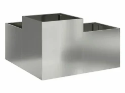Maceta para Jardín | Jardinera | Macetero 80 x 80 x 48 cm Acero galvanizado^ Discount
