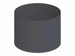 Maceta para Jardín | Jardinera | Macetero Antracita 90 x 90 x 20 cm Acero Gris Outlet