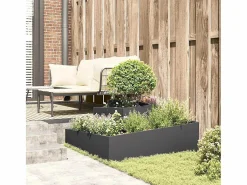 Macetero|Maceta para Jardín | Jardinera | Macetero 100 x 100 x 50 cm Acero