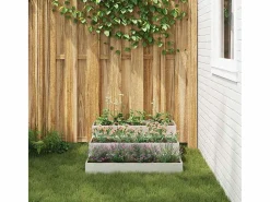 Maceta para Jardín | Jardinera | Macetero 90 x 90 x 35 cm Acero inoxidable^ New