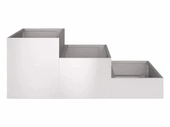 Maceta para Jardín | Jardinera | Macetero 90 x 90 x 35 cm Acero inoxidable^ New