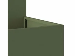 Macetero|Maceta para Jardín | Jardinera | Macetero oliva 80 x 80 x 48 cm Acero
