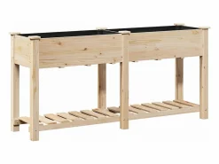 Jardinera|Maceta para Jardín | Jardinera | Macetero con estante 161 x 43 x 76.5 cm