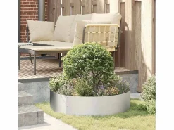 Maceta para Jardín | Jardinera | Macetero 80 x 80 x 20 cm Acero galvanizado^ Hot