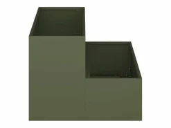 Maceta para Jardín | Jardinera | Macetero oliva 100 x 60 x 45 cm Acero^ Online