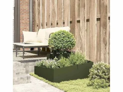 Macetero|Maceta para Jardín | Jardinera | Macetero oliva 80 x 80 x 50 cm