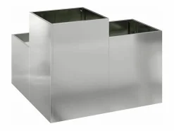 Maceta para Jardín | Jardinera | Macetero 100 x 100 x 60 cm Acero galvanizado^