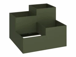 Maceta para Jardín | Jardinera | Macetero oliva 100 x 100 x 60 cm Acero Verde New