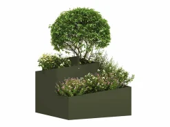 Maceta para Jardín | Jardinera | Macetero oliva 60 x 60 x 50 cm Acero^ Online