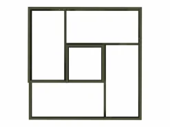 Maceta para Jardín | Jardinera | Macetero oliva 60 x 60 x 50 cm Acero^ Online