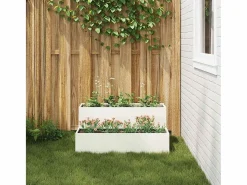 Macetero|Maceta para Jardín | Jardinera | Macetero 100 x 60 x 45 cm Acero
