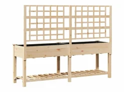 Jardinera|Maceta para Jardín | Jardinera | Macetero con estante 203.5 x 54 x 152.5 cm
