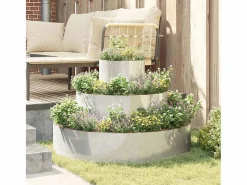 Maceta para Jardín | Jardinera | Macetero 90 x 90 x 20 cm Acero galvanizado^ Discount