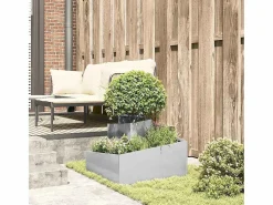 Macetero|Maceta para Jardín | Jardinera | Macetero 60 x 60 x 50 cm Acero inoxidable