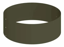 Maceta para Jardín | Jardinera | Macetero oliva 90 x 90 x 20 cm Acero Verde Discount