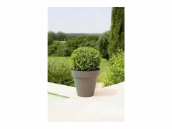 Riviera Maceta Soleilla - Redonda Ø 60 x 53,6 cm - brillante - Gris Discount