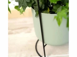 Macetero MOA Vinthera con asa acero claro Ø18x39 cm Verde Clearance