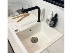 Essebagno Magic mezclador para fregadero Negro Discount