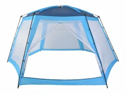Maison Exclusive Carpa para piscina de tela 590x520x250 cm Azul Best
