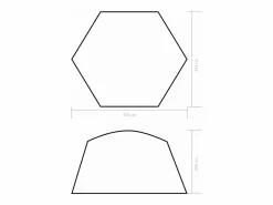 Accesorio Piscina|Maison Exclusive Carpa para piscina de tela 500x433x250 cm