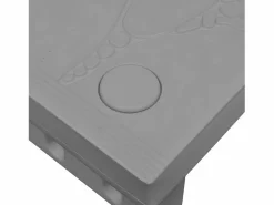 Maison Exclusive Escalones para bañera de hiromasaje Gris Outlet