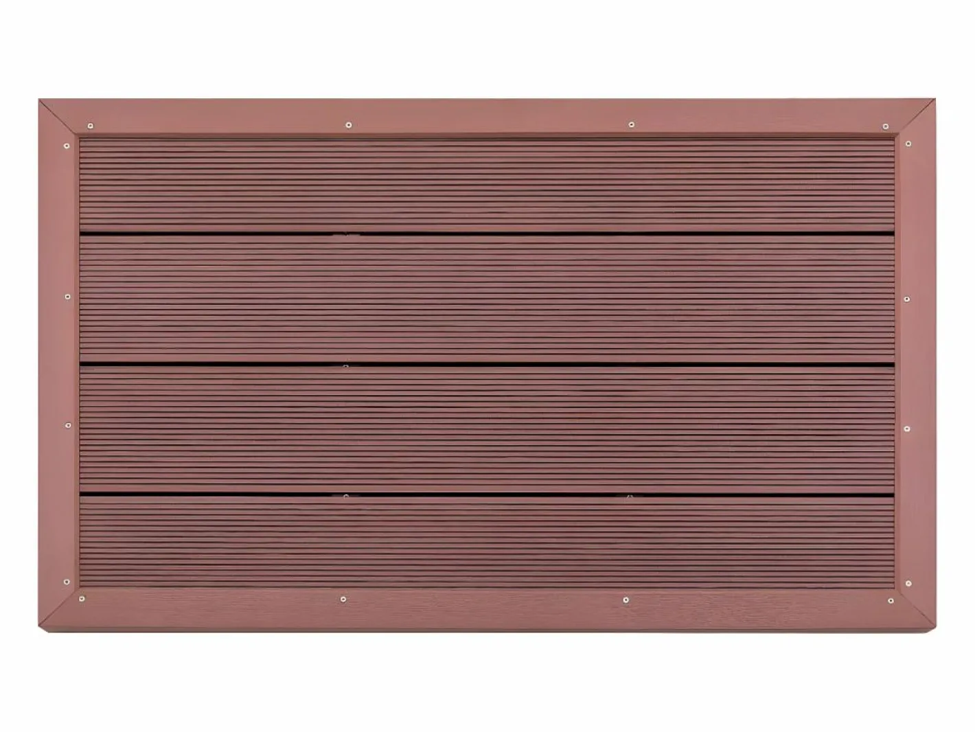 Maison Exclusive Panel de suelo para ducha solar WPC marrón 101x63x5,5 cm Marru00f3n New