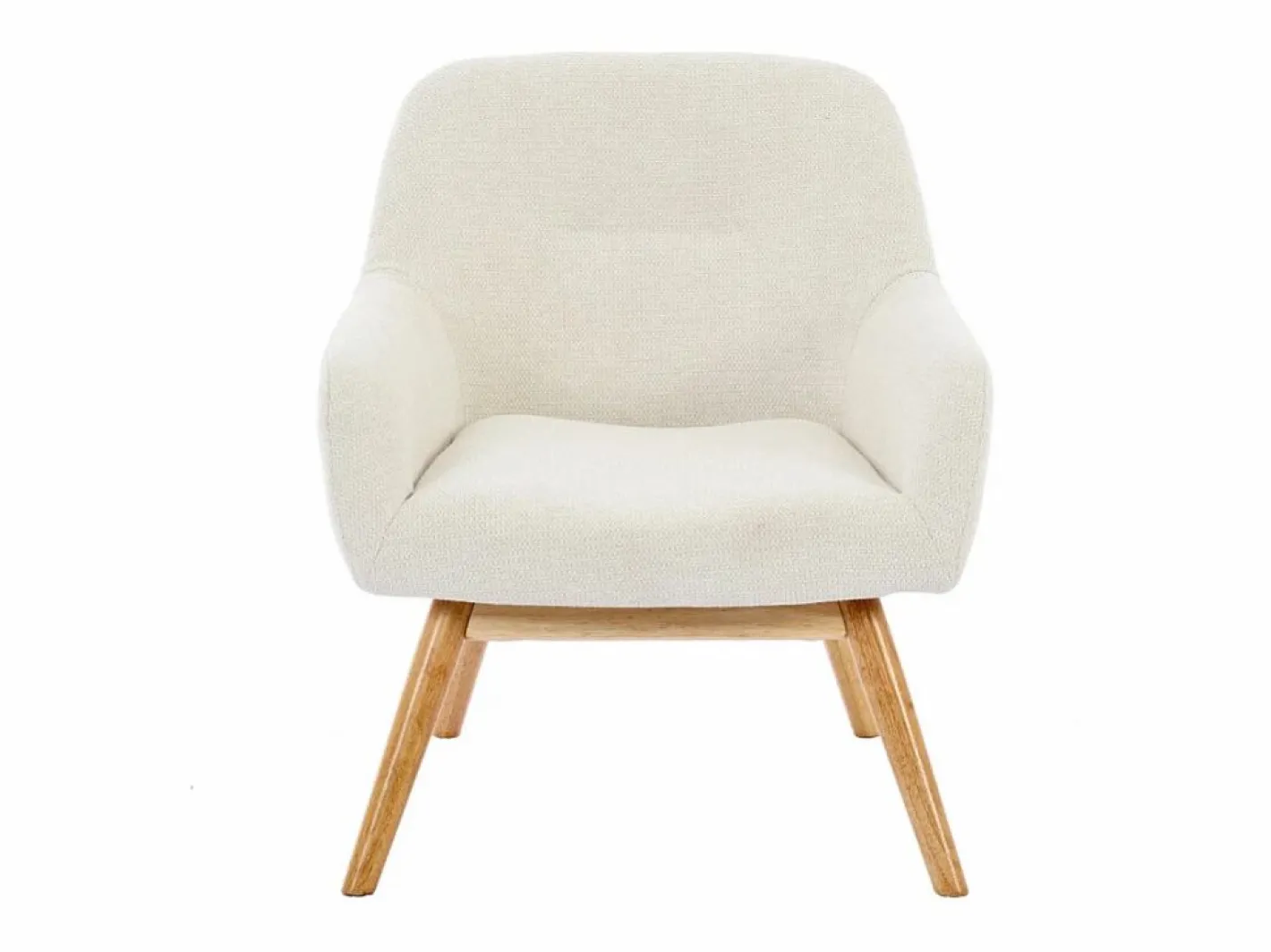 MALMO-Sillón de madera natural y tela Trendy^Moloo Online