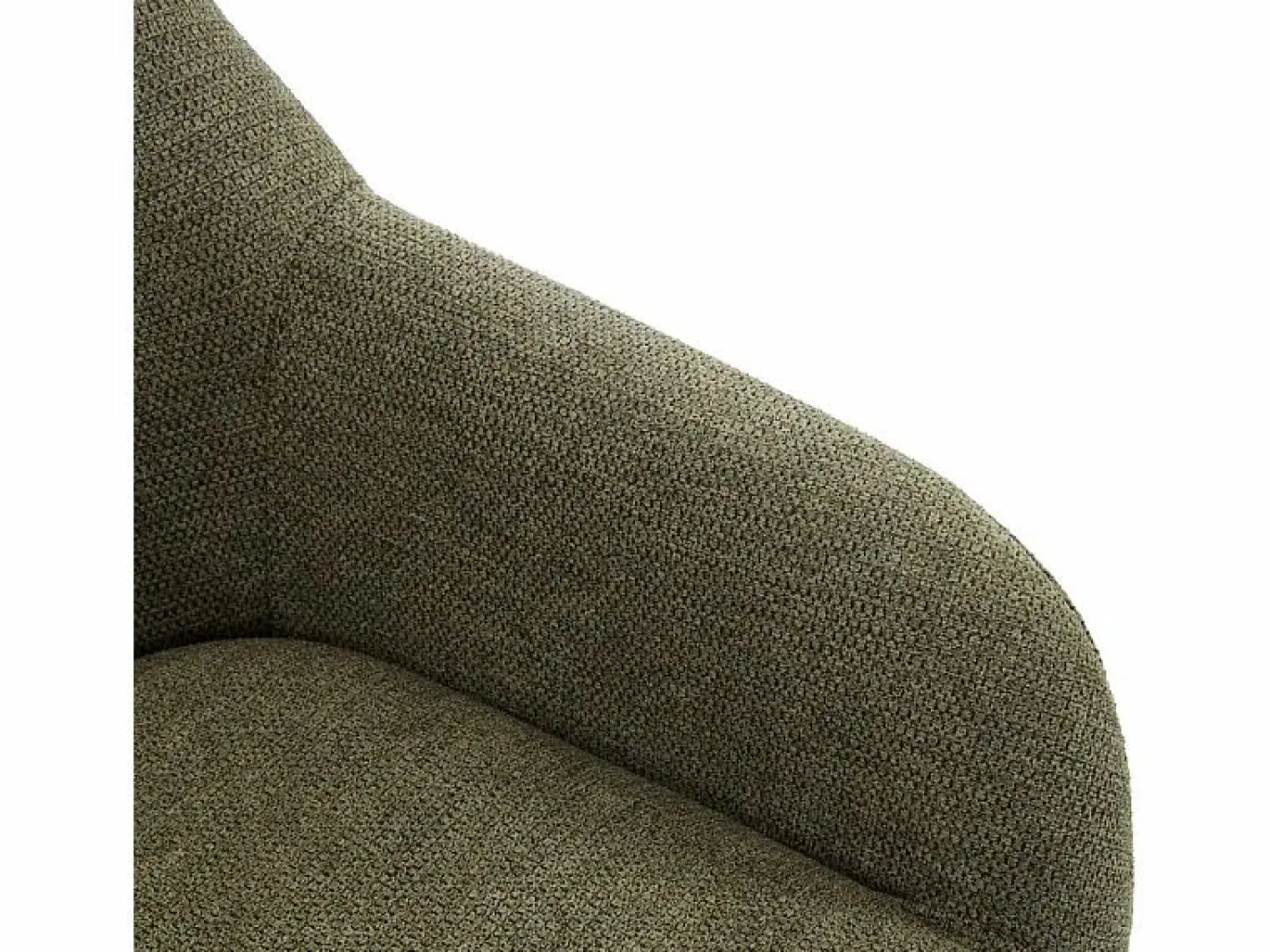 Moloo Sillón Escandinavo|MALMO-Sillón de madera negra y tela Trendy Sauge