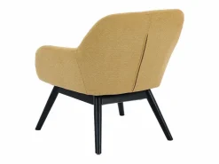 MALMO-Sillón de madera negra y tela Trendy Safran^Moloo Clearance