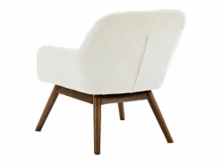 Moloo Sillón Escandinavo|MALMO-Sillón de madera patinada nogal y tejido Trendy