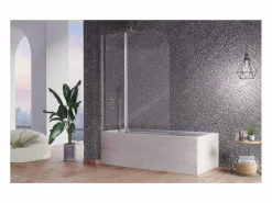 Mampara de bañera fija + Puerta abatible RITA^KASSANDRA Sale