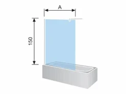 Mampara de bañera fija S300^KASSANDRA Best