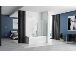 Mampara De Baño Agat 120 Chrome^Rea Best