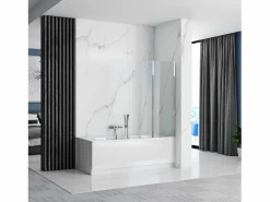 Rea Mampara De Baño Agat 80 Chrome Gris Online