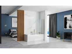 Mampara De Baño Elegant 70 Brush Gold^Rea