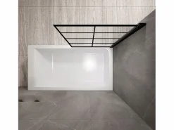 Rea Mampara De Bañera|Mampara De Baño Lagos-1 80 Black