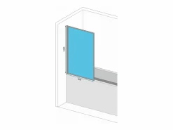 Rea Mampara De Bañera|Mampara De Baño Lagos 80 Black