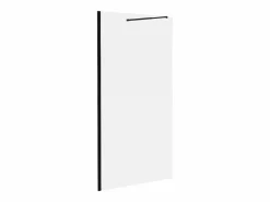 Shower & Design Mampara de ducha a ras de suelo mate - Vidrio 8 mm - 140x200 cm - DAREN Negro Discount