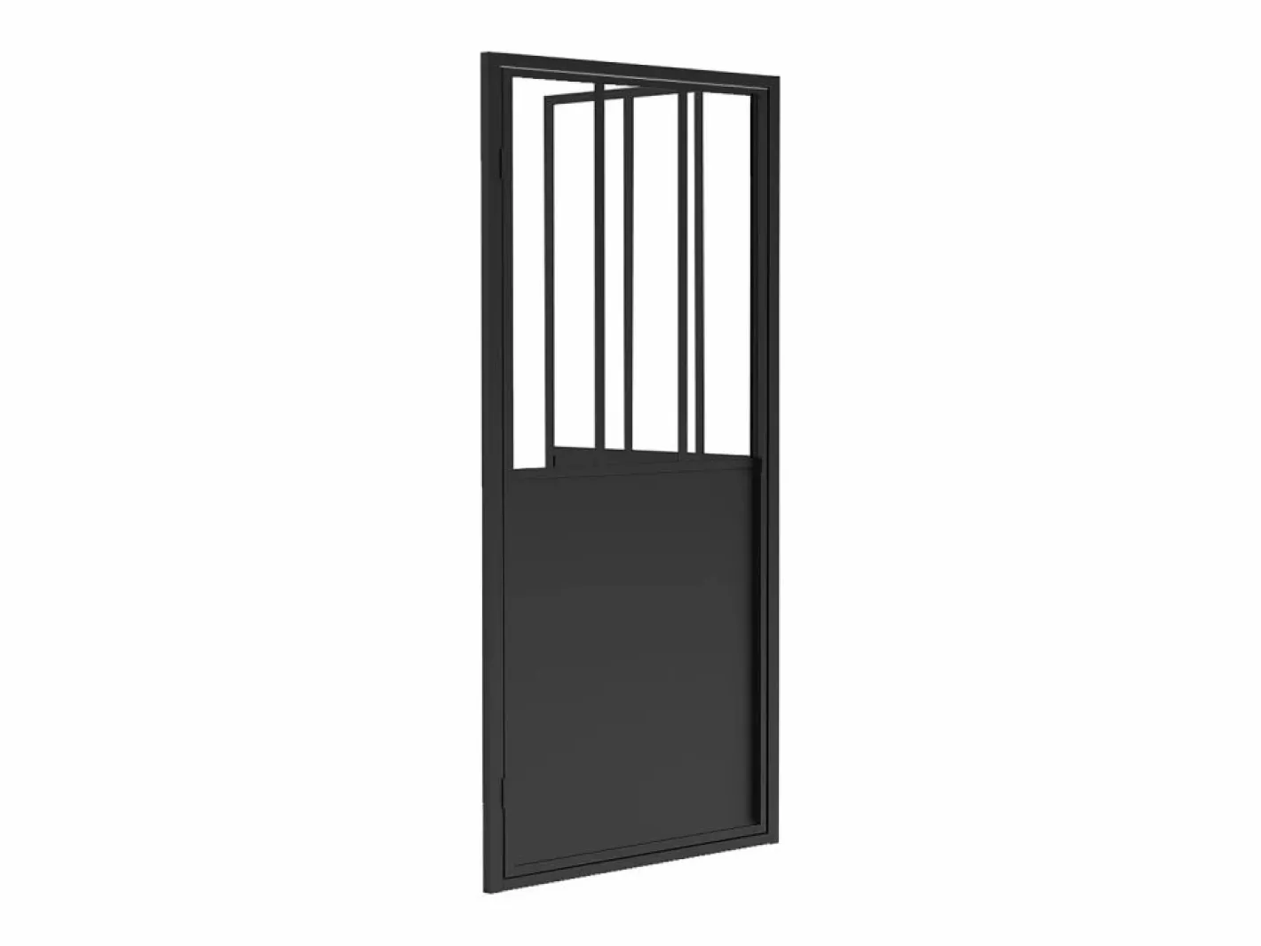 Mampara de ducha con puerta pivotante mate - 80 x 80 x 195 cm - URBANIK^Shower & Design New