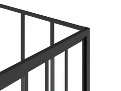 Shower & Design Mampara de ducha con puerta corredera mate - 100 x 80 x 195 cm - URBANIK Negro Best