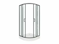 Mampara de ducha de esquina, estilo atemporal, color , 80 x 80 x 192 cm, SIDOA^Shower & Design Discount