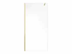 Shower & Design Mampara de ducha estilo italiano - contemporáneo - 140x200 cm - DAREN Dorado