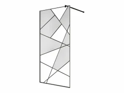 Mampara de ducha estilo italiano serigrafiada - mate - 100 x 200 cm - TRISEO^Shower & Design Discount