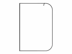 Shower & Design Mampara De Ducha|Mampara de ducha italiana curvada - 140 x 200 cm - - DOUYANO