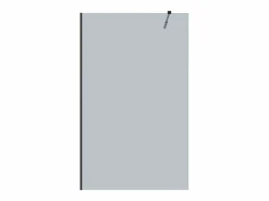 Mampara ducha estilo italiano MALIKA 120x200 Cristal ahumado gris^Shower & Design Best