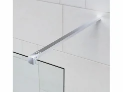 Mampara De Ducha|Mampara Ducha Fija 110x200 cm Cristal Templado 8mm Antical – Eclíptica Home – Cromo Brillo