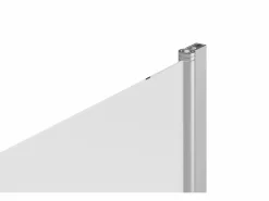 Shower & Design Mampara De Bañera|Mampara para bañera de cristal templado con toallero cromo, 70 x 140 cm TOBIN