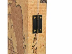 Mampara plegable 228 x 170 cm Mapa del Mundo Amarillo New