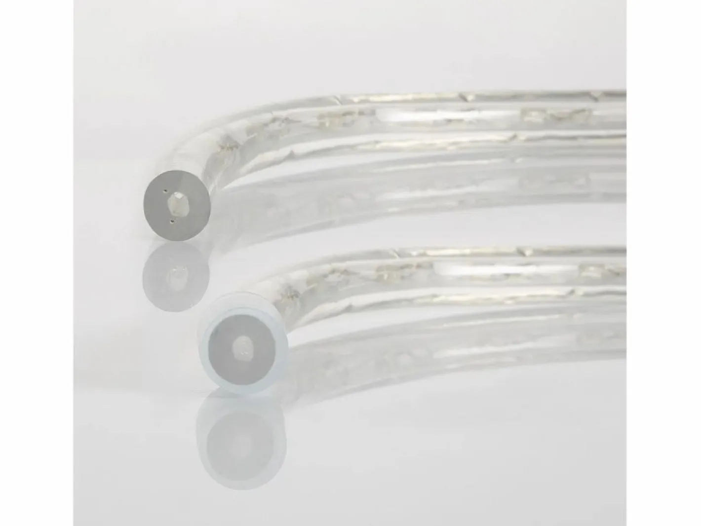 Manguera LED Redonda 220V AC 36 LED/m Frío IP65 a Medida Corte cada 100 cm 4 m^Ledkia New