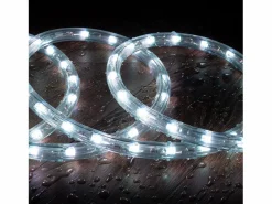 Ledkia Guirnalda Luminosa|Manguera LED Redonda 220V AC 36 LED/m RGB IP65 Corte 100 cm a Medida RGB 4 m